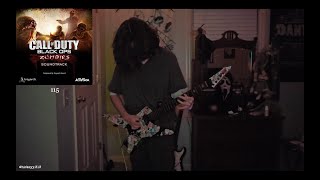 115  Black Ops Zombies Soundtrack guitar cover [upl. by Yruoc]