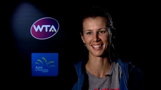 Tsvetana Pironkova 2014 Apia International Sydney QF Interview [upl. by Hull]