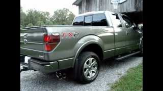 2012 F150 50 Borla Exhaust resonator deleted [upl. by Attenauqa]