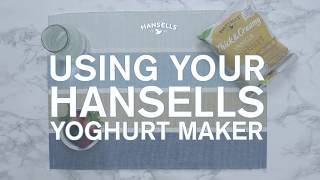 Freshly Homemade Yoghurt in 3 Easy Steps  Hansells Yoghurt UK [upl. by Outlaw817]