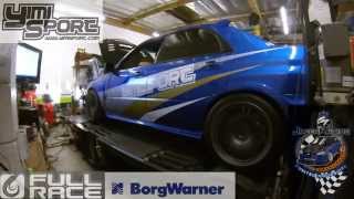 Full Race Borg Warner EFR 7163 Turbo dyno Pull [upl. by Wilow]