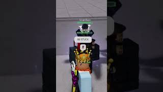 bro got chased by a crab roblox thestrongestbattlegrounds saitamabattlegrounds [upl. by Hsakiv991]