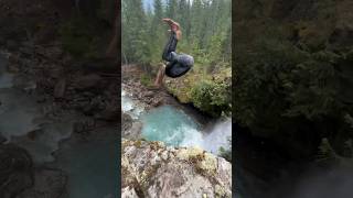 MASSIVE cliff jump [upl. by Mccarthy]