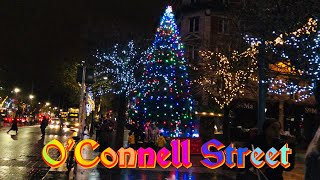 Dublin Reopens O’CONNELL Street Christmas Lights 2020 4K Night walking tour Travel with Atiq [upl. by Clapper504]