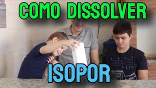 Como derreter ISOPOR com ACETONA— EP 21 [upl. by Moersch]