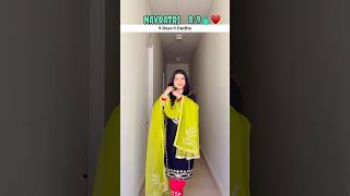 89 👗🌸♥️ navratri grwm 9days9outfits 9dayschallenge kanishanancymn kanishanancydogra [upl. by Keven]