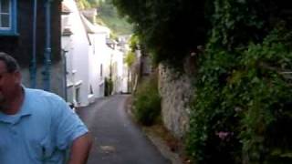 Going Down Talland Hill Polperro Cornwall Part Two [upl. by Nnyllatsyrc]