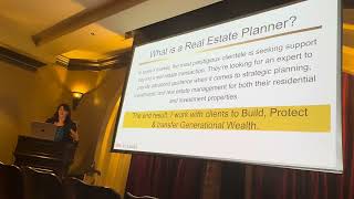 The Ultimate Seminar on Real Estate Planning Capital Gains Tax WillsTrustsProbate 1031 exchange [upl. by Zeni]