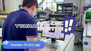 YOUHAO T9 ATC CNC ROUTER [upl. by Crooks654]