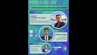 A webinar on Stipendium Hungaricum scholarship [upl. by Saffian]