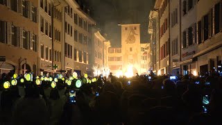 Sonne Schnee und Feuer  Fasnacht und Chienbäse Liestal 2023 [upl. by Shuma]