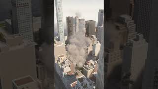 Exploding buildings in New York City  Teardown shorts [upl. by Audly]