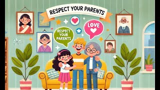 Respect Your Parents kids song  A Fun Song for Kids  Kids Educational sing along songs [upl. by Martell644]