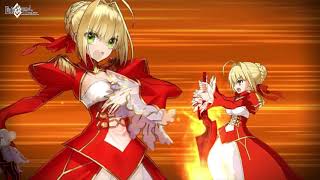 FateGrand Order  Nero Claudius Saber Noble Phantasm [upl. by Muhcon]