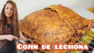 Cómo hacer COJÍN DE LECHONA para doce personas FACIL Y DELICIOSA😋🇨🇴 [upl. by Heng]