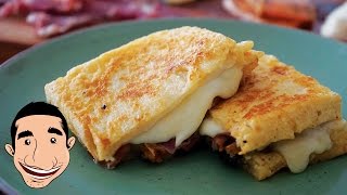 PERFECT ITALIAN GRILLED CHEESE SANDWICH  Fried Cheese Sandwich  COLLAB WITH ENTERTAINING WITH BETH [upl. by Hendon]