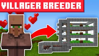 Minecraft Infinite Villager Breeder 121  BEST DESIGN [upl. by Nesiaj255]