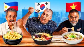 Mexican Dads Try The Best Noodles from Each Country [upl. by Vharat]