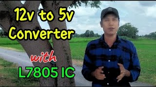 How to make Simplest 12v to 5v Converter [upl. by Inerney125]