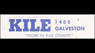 KILE Radio Galveston  Darrell Hendrix 1969 [upl. by Llednek]