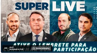 HOJE SUPER LIVE 1900 BOLSONARO VAI REVELAR AO VIVO SOBRE EDUARDO FLAVIO E CARLOS BOLSONARO [upl. by Eddra542]