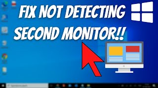 Fix Windows 11 Not Detecting Second Monitor 2022 [upl. by Teteak701]