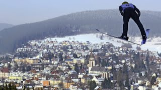 So erlebt ein Skispringer seinen Flug von der Schanze in Neustadt [upl. by Alemahs]