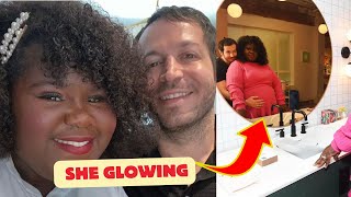 BABY BUMP ALERT Gabourey Sidibe Flaunts Her MASSIVE Baby Bump ― Click To See How She is Glowing [upl. by Ymeraj]