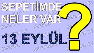 BİM 13 EYLÜL 2024  SEPETİMDE NELER VAR [upl. by Marsden]