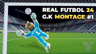 Roblox  Real Futbol 24 Goalkeeper Montage 1 [upl. by Tergram]