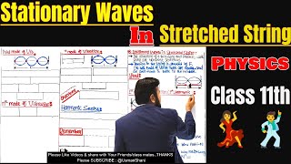 stationary waves In stretched string  nth Mode of Vibration Unit8 waves [upl. by Ennaeus]