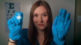 ASMR Classic Cranial Nerve Exam Testing All Five Senses and Muscle Function [upl. by Antipus]