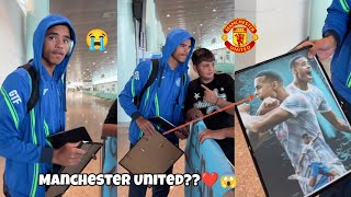 Mason Greenwood reaction to seeing Manchester United Fan Artwork😭❤️🥺 [upl. by Paule]