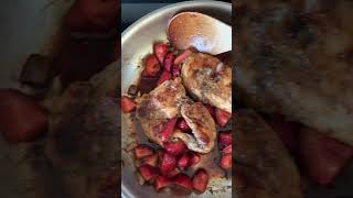 Strawberry Balsamic Chicken Breast shorts [upl. by Louls]