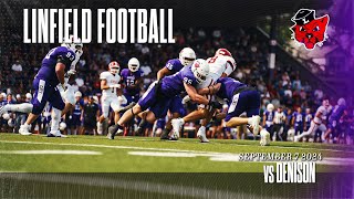 LINFIELD FOOTBALL HIGHLIGHT vs DENISON [upl. by Langbehn]