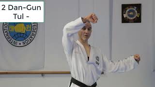 ITF Taekwondo Patterns part 1 [upl. by Mercy269]