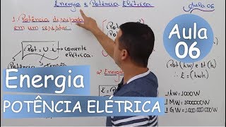 Aula 06  Energia e Potência Elétrica [upl. by Eerac]