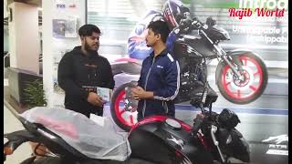 Apache RTR 160cc 4V FI আজ বিক্রয় হলো টিভিএস তেজগাঁও শোরুম থেকে RajibWorld [upl. by Gratiana]