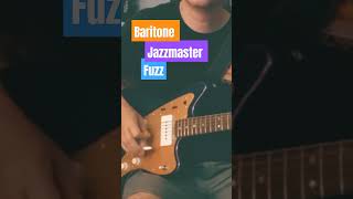 Jazzmaster baritone fuzz youtubeshorts guitar fender reels [upl. by Car215]