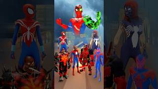 SpiderMan Punch  Spiderman transforms into Super SpiderMan and fights VENOM gta gtav spiderman [upl. by Albric]