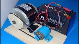 Free energy generator 2019  How to make free energy from DC motor  wow amazing idea 2019 [upl. by Nidla]