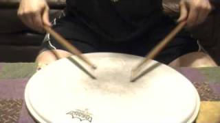 Worlds Fastest Drummer  1248 singles w Mangini sticks [upl. by Adriel]