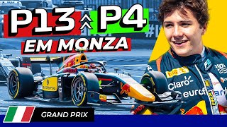 P13 para P4 em Monza Fórmula 2 no Templo da velocidade [upl. by Neyut407]