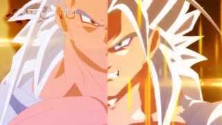 Fused Evil Goku vs Super Saiyan 5 Vegeta Dragon Ball EX [upl. by Ivor]