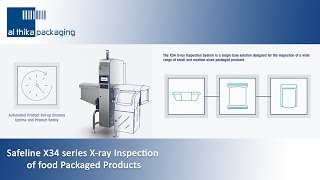 Safeline X34 X ray Inspection System  Mettler Toledo  Al Thika Packaging [upl. by Aneeras932]