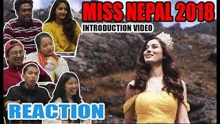 Media Students React to Miss Nepal Shrinkhala Khatiwada  Contestant Introduction Video [upl. by Reeher]