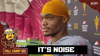 ASU Quarterback Jeff Sims Isnt Worried About The Social Media Noise [upl. by Anidal498]