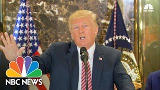 President Trump Argues Over Charlottesville Race Relations in Heated Press Conference  NBC News [upl. by Odelinda]