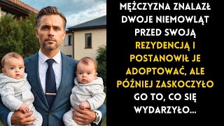 MĘŻCZYZNA znalazł DWOJE porzuconych NIEMOWLĄT przed drzwiami swojej REZYDENCJI ale ODKRYŁ [upl. by Nivk]