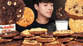 초콜릿 쿠키 우유에 찍어먹기🍪 누텔라 초콜릿까지 초콜릿 먹방 CHOCOLATE COOKIES MUKBANG ASMR CHOCOLATE EATING SOUNDS [upl. by Ranitta]